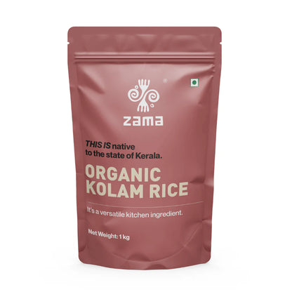 Rice | Kolam Rice – Zama Organics – 1000gm