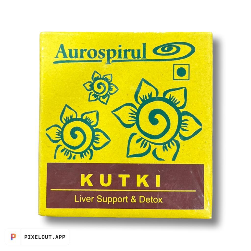 Kutki | Liver Support & Detox (An Effective And Powerful Liver Healing Agent) - Removing Excess Heat From The Body & Skin Irritation - Aurospirul - 100 Capsules