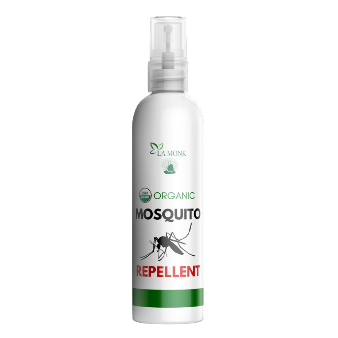 Repellent | Mosquito Repellent Spray - USDA Organic - Eco Friendly - La Monk - 100ml