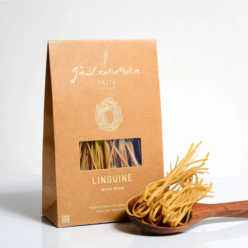 Pasta | Linguine Pasta - Whole Wheat - Gastronomica - 250gm
