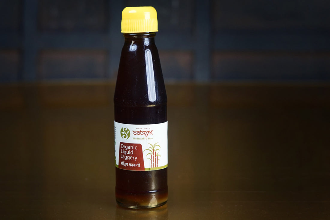 Jaggery | Liquid Jaggery (Kakvi) - Organic - Satvyk - 200ml