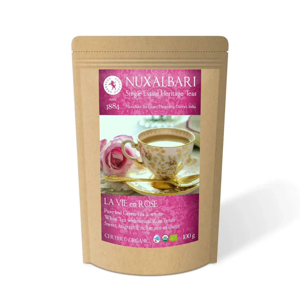 Organic La Vie en Rose Tea - Nuxalbari - 100gm