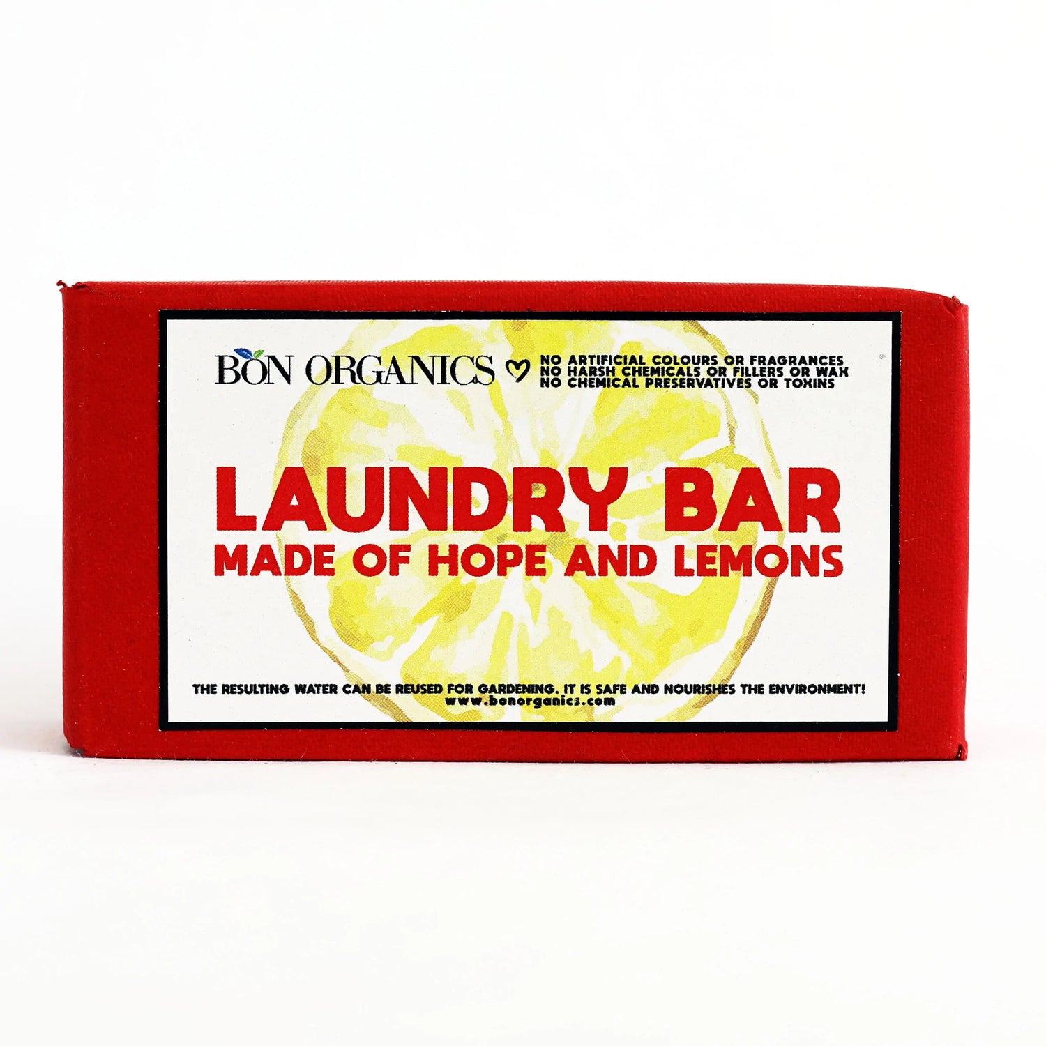 Laundry Bar | Natural - No Artificial Colors, Fragrances, No Harsh Chemical, Fillers, Wax, No Chemical preservatives &amp;amp; Toxins - Bon Organics - 140gm