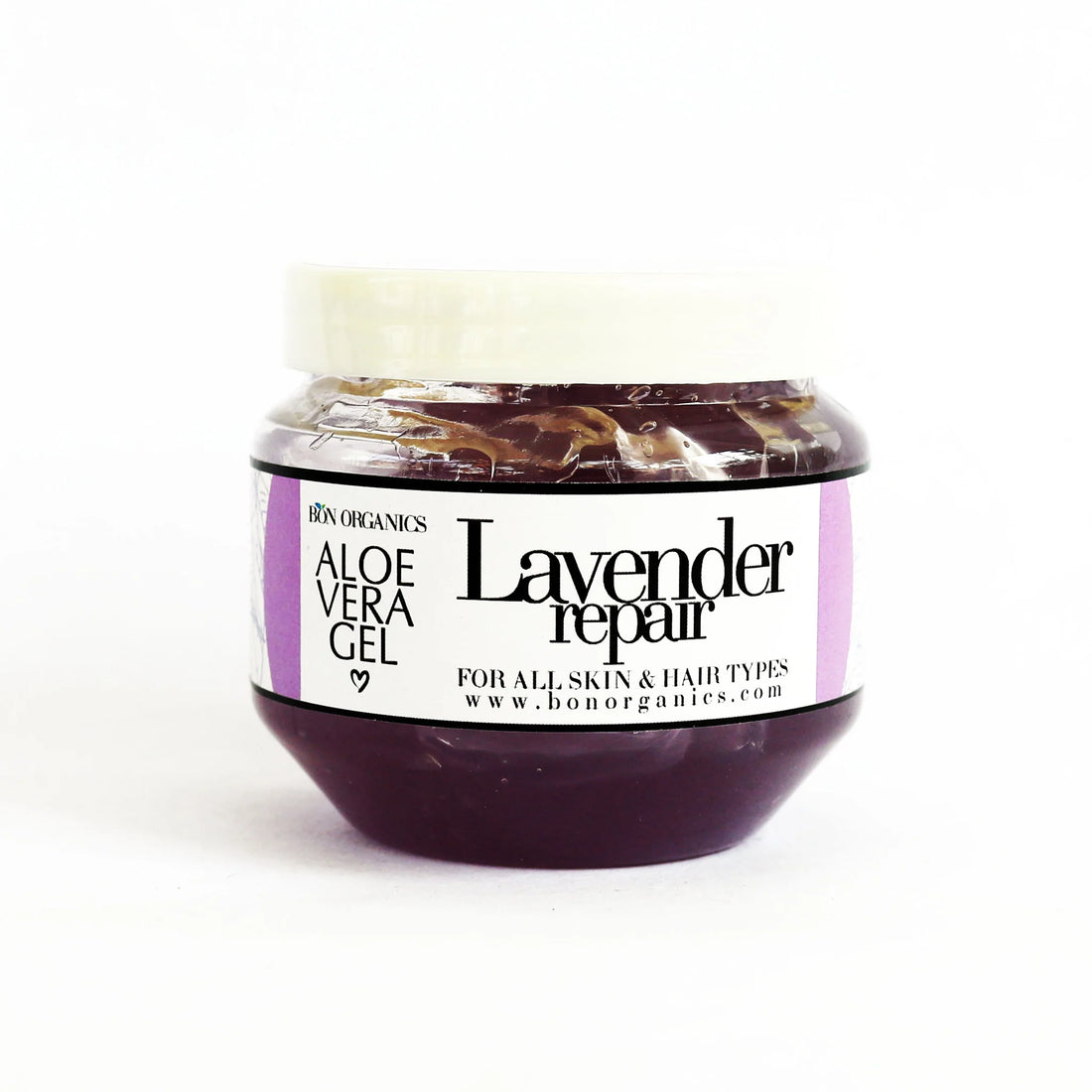 Aloe Vera Gel | Lavender Repair - For All Skin & Hair Types - Bon Organics - 200gm