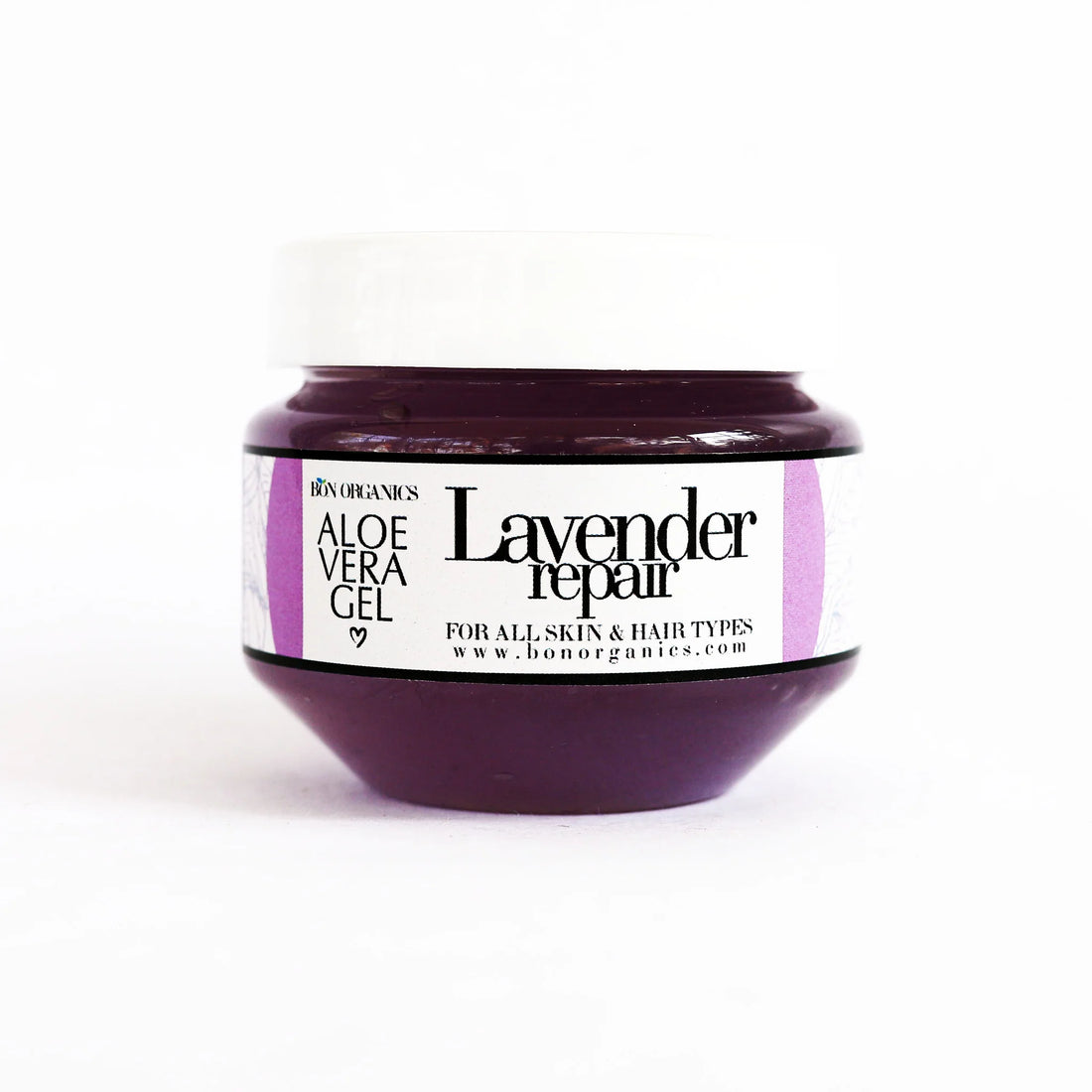 Aloe Vera Gel | Lavender Repair - For All Skin & Hair Types - Bon Organics - 200gm