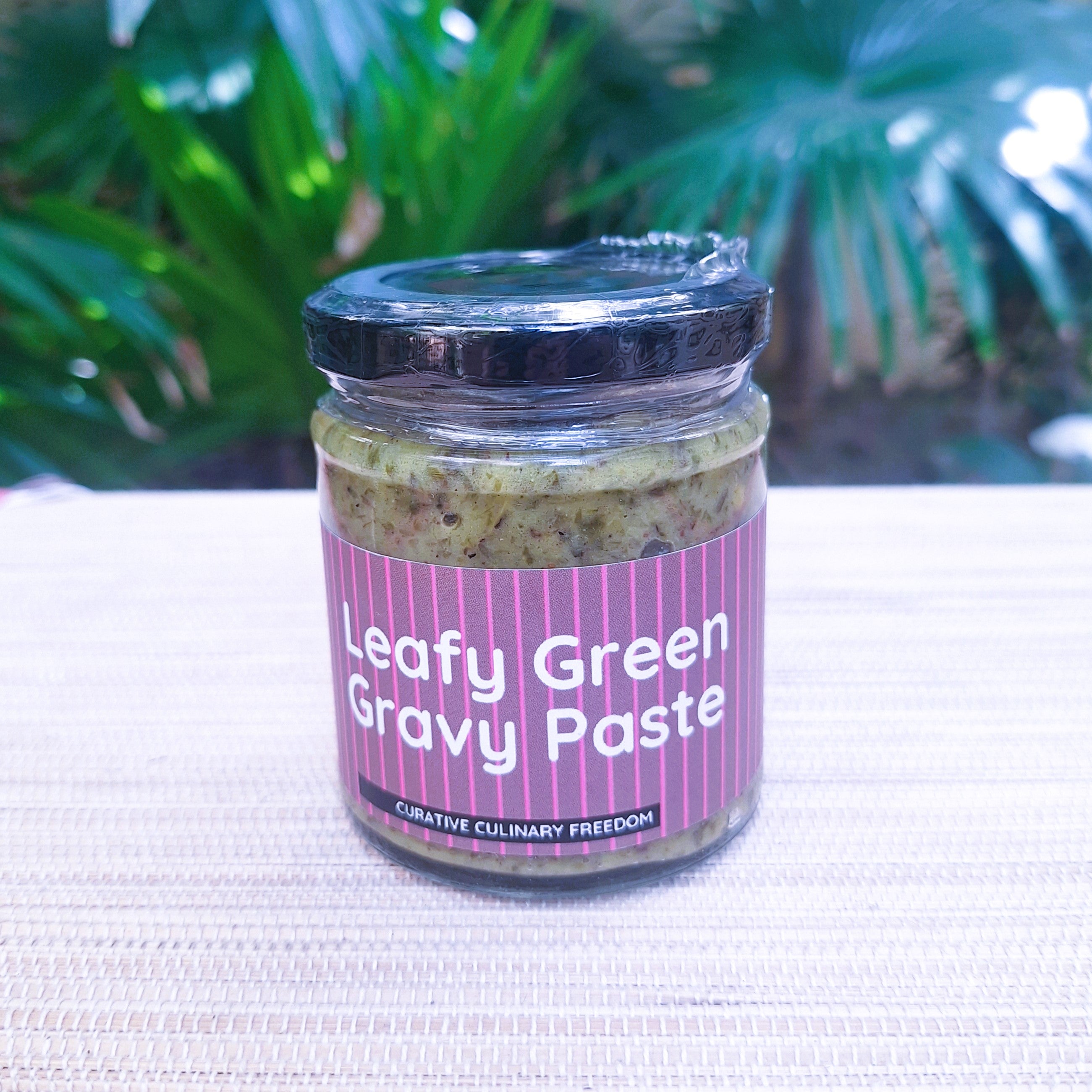 Gravy Paste | Leafy Green Gravy Paste – Made With Cold Pressed Oil &amp; Rice Bran Oil – Vegan, No Added Flavors, Colors, Thickener &amp; No Emulsifiers And Stabilisers – CHEF ZEHN – 200gm