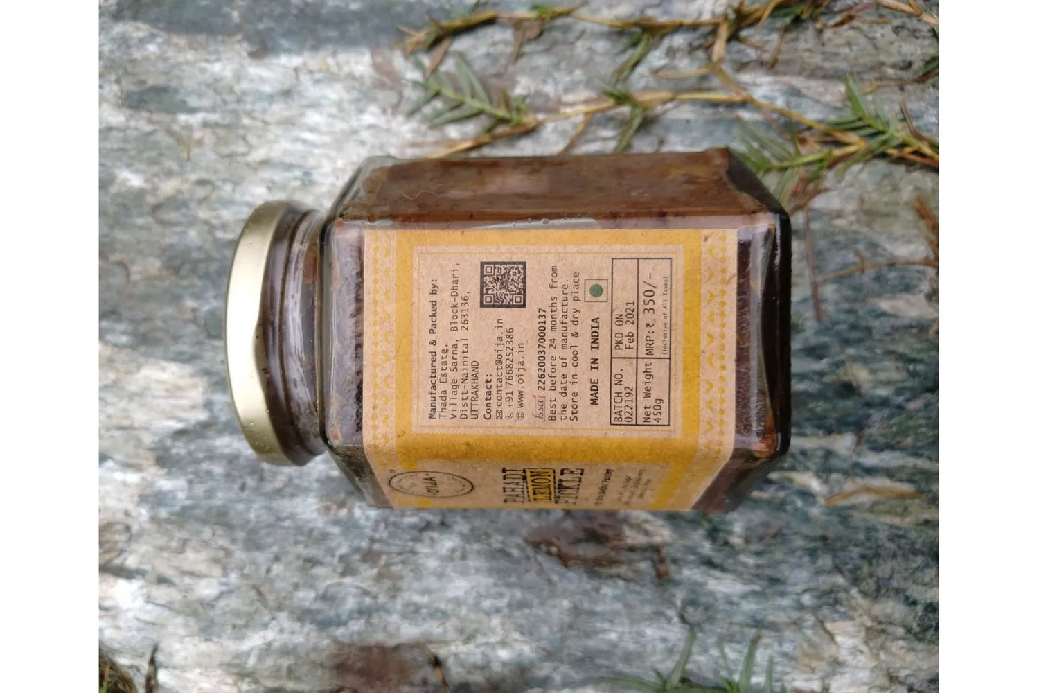 Pahadi Lemon Pickle – Oija – 250gm