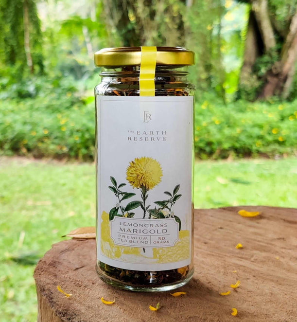 Tea | Lemon Grass & Marigold Tea – The Earth Reserve – 50gm