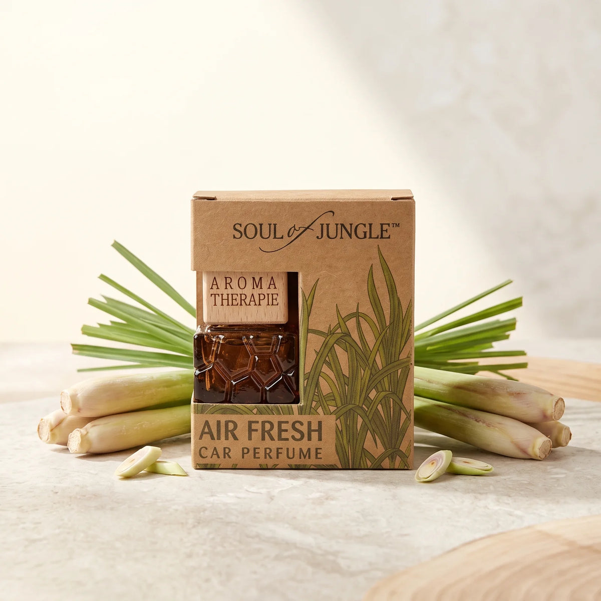 Perfumes | Car Perfume (Lemongrass) -  Long Lasting Freshness -Soul Of Jungle-10ml