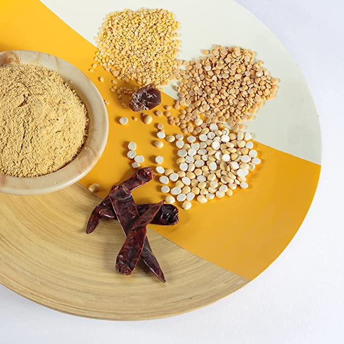 Lentil Powder | Ground (Paruppu Podi) - Balance - Organic - No Added Artificial Flavors, Colors &amp;amp; Preservatives - Wild Ideas - 100gm
