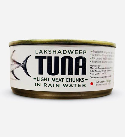 Lakshadweep Tuna | Light Meat Chunks In Rain Water - No Added Artificial Colours &amp; No Added Preservatives – Marcela – 185gm