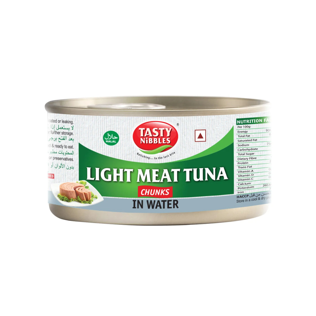 Light Meat Tuna Chunks In Water – Tasty Nibbles – 185gm
