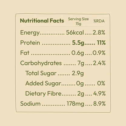 Bar | Lentil &amp; Pulses Protein Bar (Lime Chilli)– 6g Protein – Gluten Free, No Added Sugar, No Added Preservatives, No Artificial flavours, No Palm Oil– Earthy Origins  – 15gm