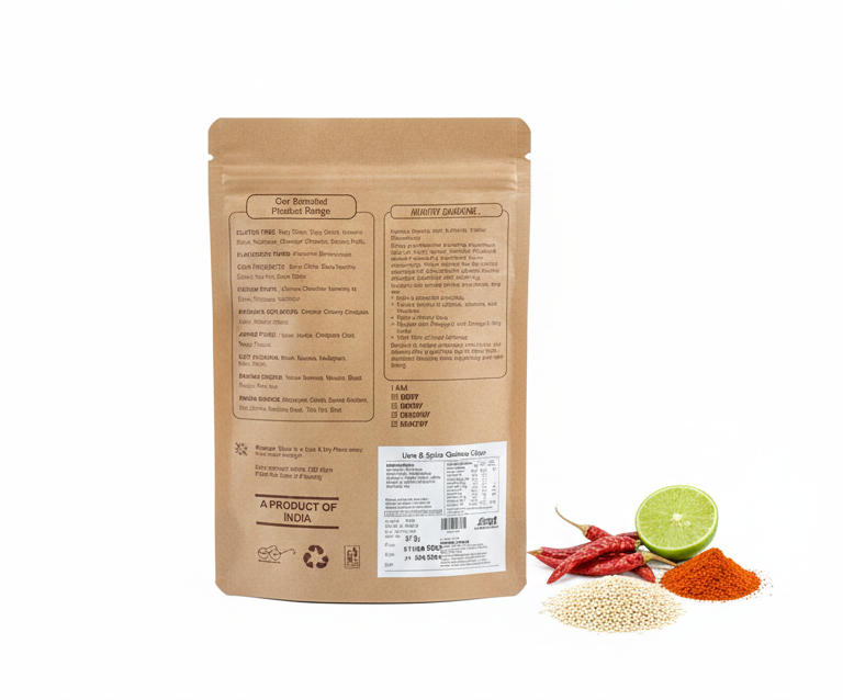 Chips| Lime &amp; Spice Quinoa Chips - Delicious Guilt Free , Vegan -Crispy, Crunchy Protein Rich Treat- Zero Cholesterol- No Trans Fat - No Preservative- High Energy -  Healthy Delicacy-210gm