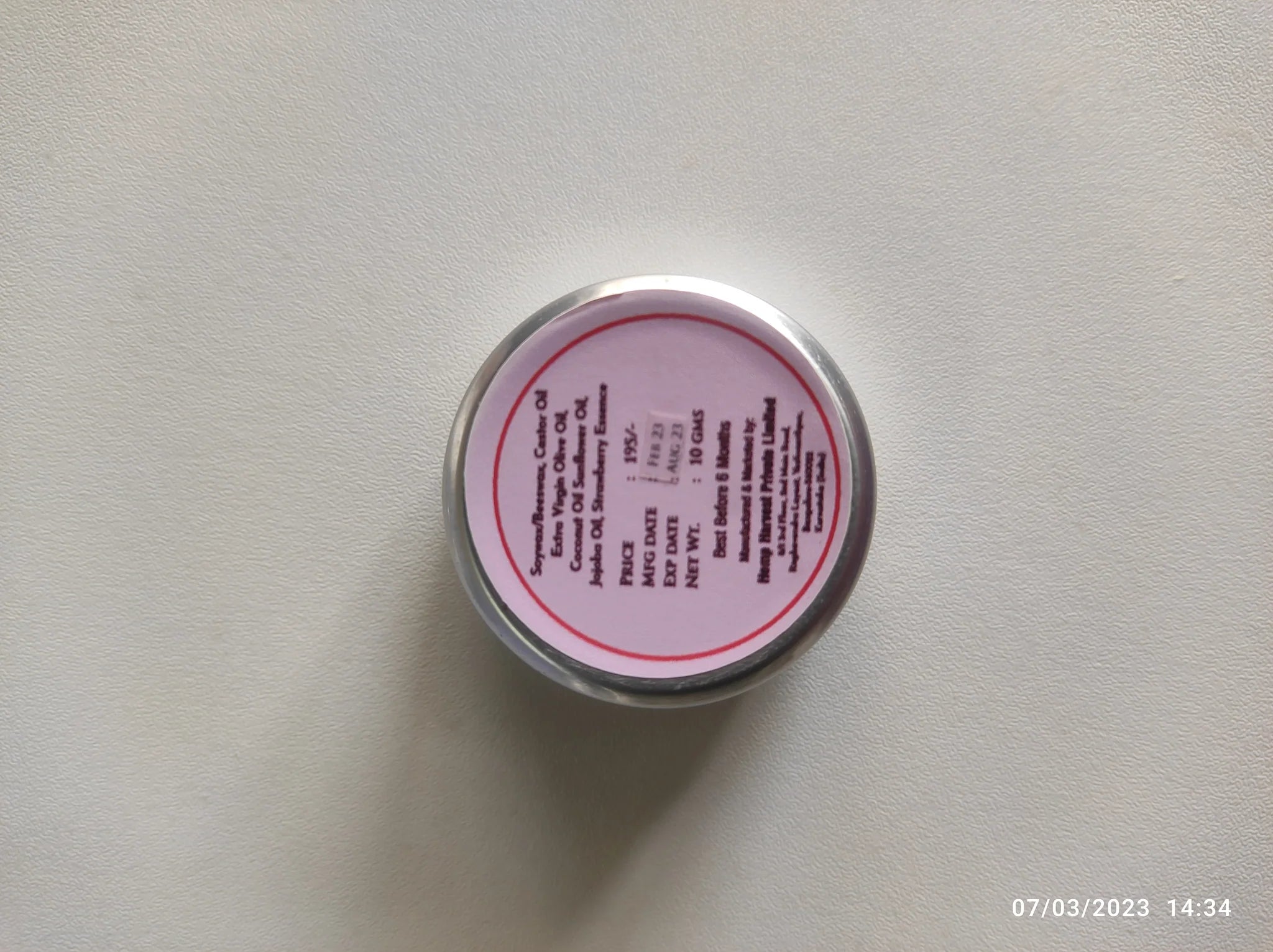 Lip Balm | Strawberry - The Bare Bar - 10gm