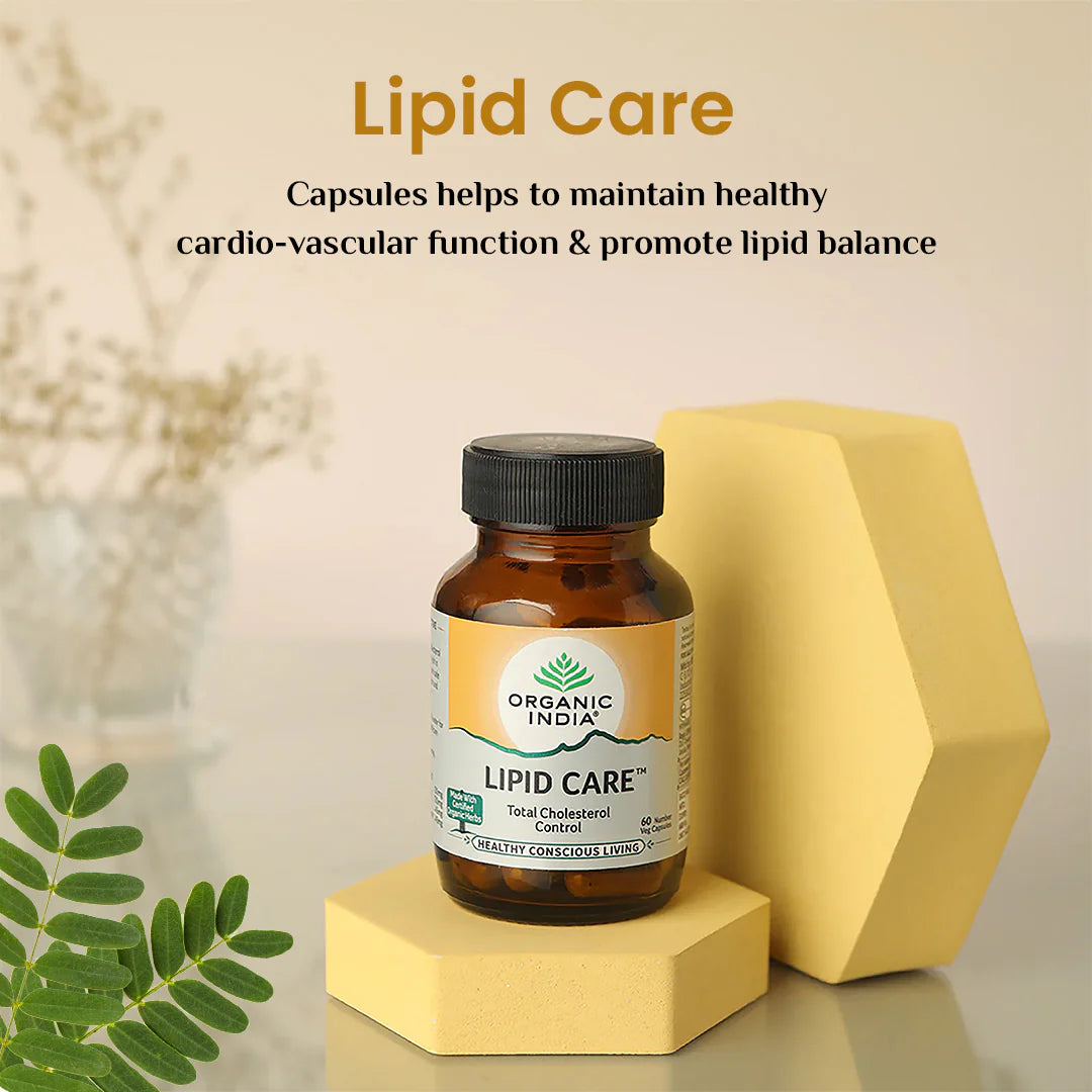 Lipid Care – Total Cholesterol Control - Organic India – 60 Capsules