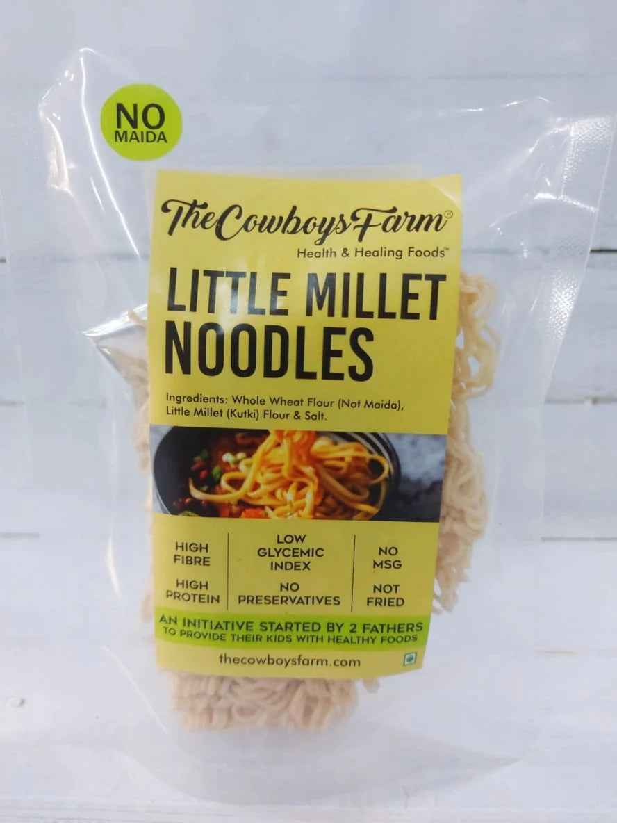 Noodles | Little Millet Noodles - High Protein, No Msg &amp; Preservatives Free – The Cow Boys Farm - 175gm