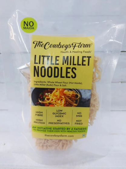 Noodles | Little Millet Noodles - High Protein, No Msg &amp; Preservatives Free – The Cow Boys Farm - 175gm