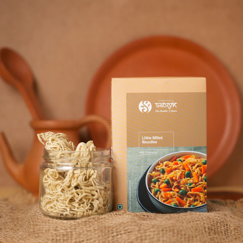 Noodles | Little Millet Noodles - With Tastemaker - Satvyk - 175gm