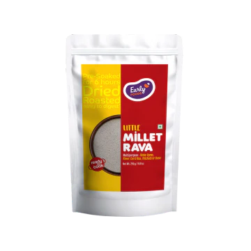 Millet Rava | Little Millet Rava - Ready To Cook - Early Food - 250gm