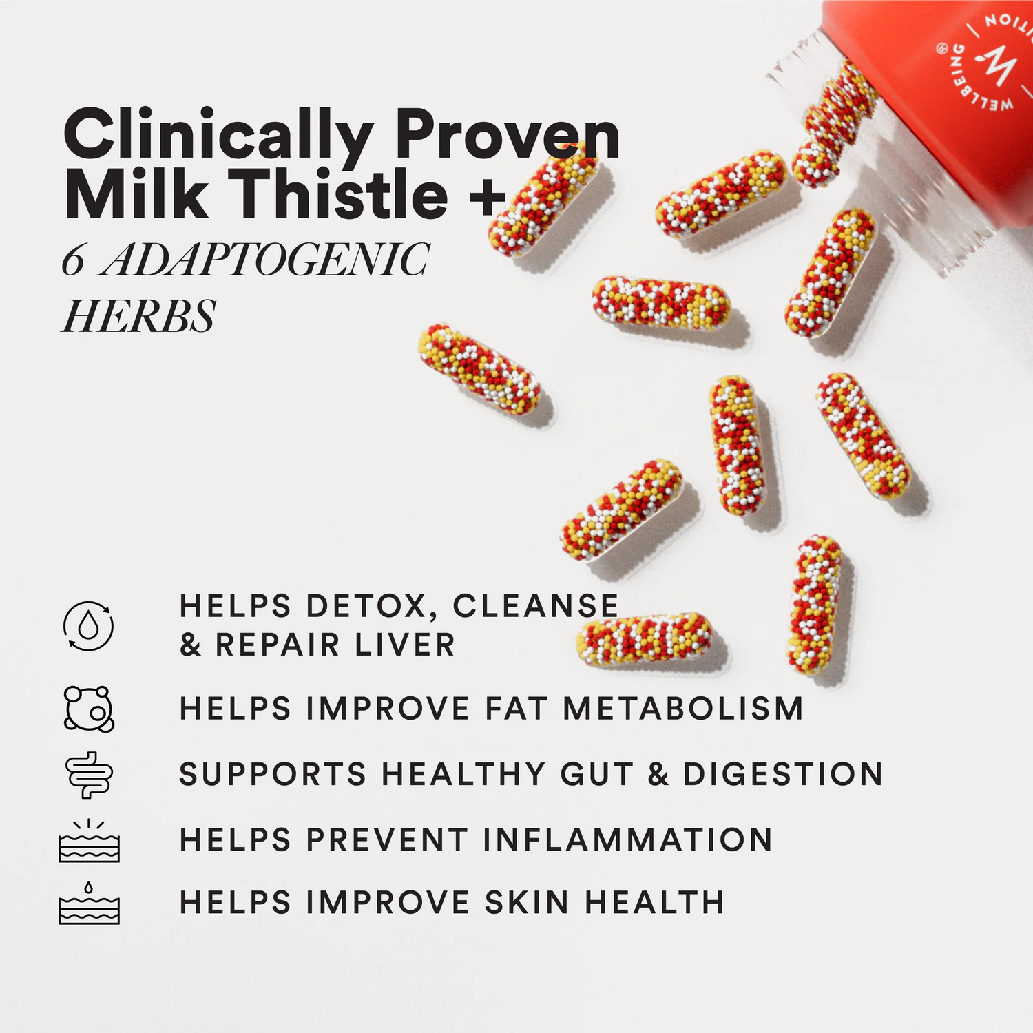 Slow – Liver Detox – Milk Thistle, Arjuna &amp;amp; Berberry - A Time Conscious Supplement In MCT Oil - Gently Cleanse &amp;amp; Regulate The Liver - Slow Release, Plant Base, No Wheat, No GMO &amp;amp; Nutri Science – Wellbeing Nutrition – 60 Capsules