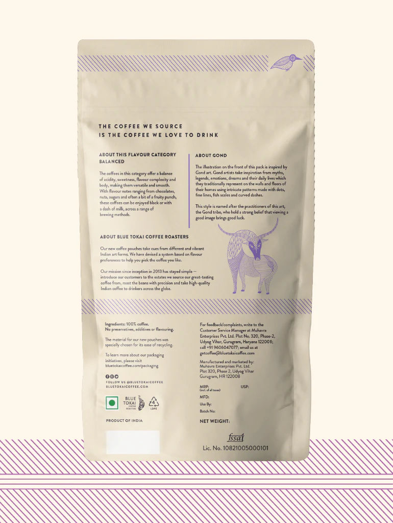 Coffee | M.S Estate (Coffe Filter) – Orange Marmalade – Dried Dates – Earl Grey Tea – No Added Preservatives, Additives &amp; No Added Flavouring – Blue Tokai – 250gm