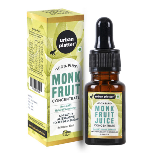 Monk Fruit Juice | (Concentrate) - Pure - Natural Sweetners - A Healthy Alternative To Refined Sugar - Non Gmo - Urban Platter – 10ml