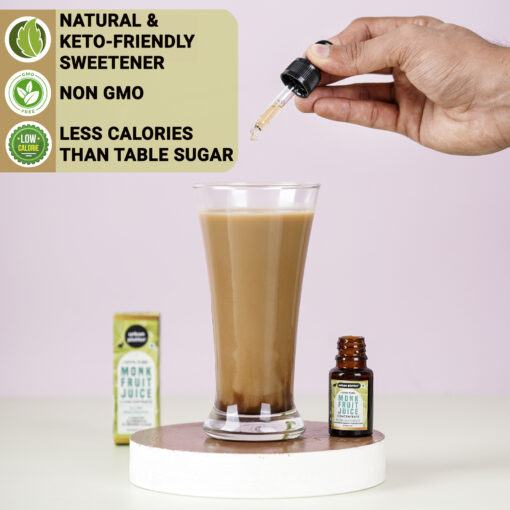 Monk Fruit Juice | (Concentrate) - Pure - Natural Sweetners - A Healthy Alternative To Refined Sugar - Non Gmo - Urban Platter – 10ml