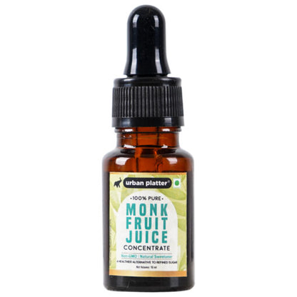 Monk Fruit Juice | (Concentrate) - Pure - Natural Sweetners - A Healthy Alternative To Refined Sugar - Non Gmo - Urban Platter – 10ml