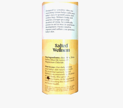 Body Lotion | Magnesium Lotion (Junior Body Lotion) - Healthy Bub Happy Mum - 100% Natural - Salted Wellness – 100ml