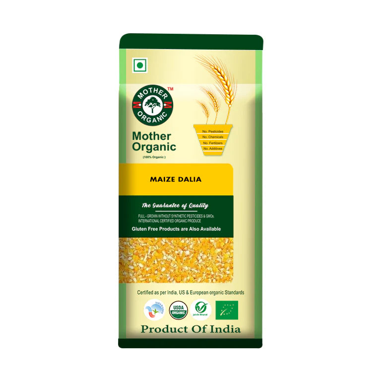 Maize Dalia - Gluten Free - Mother Organic - 500gm
