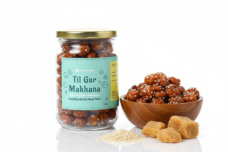 Makhana | Til &amp; Gur - Made in A2 Ghee &amp; Jaggery - Nature&