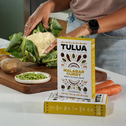 Malabar Curry | Ready To Cook Paste - Ethically Sourced Ingredients - No Artificial Ingredients - Tulua - 160gm