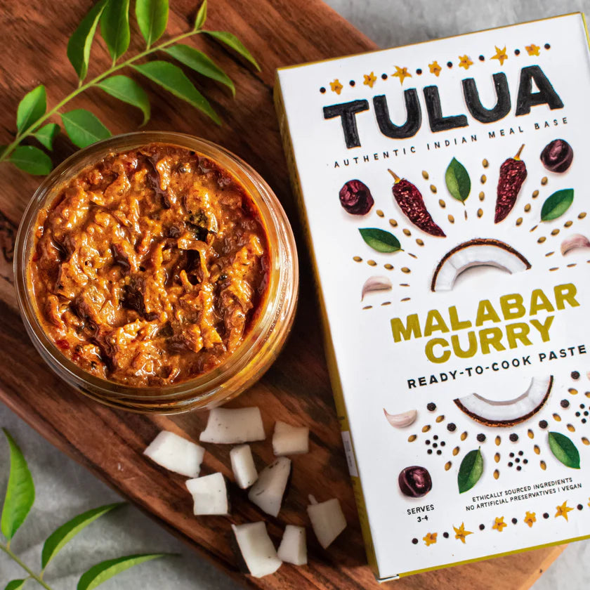 Malabar Curry | Ready To Cook Paste - Ethically Sourced Ingredients - No Artificial Ingredients - Tulua - 160gm