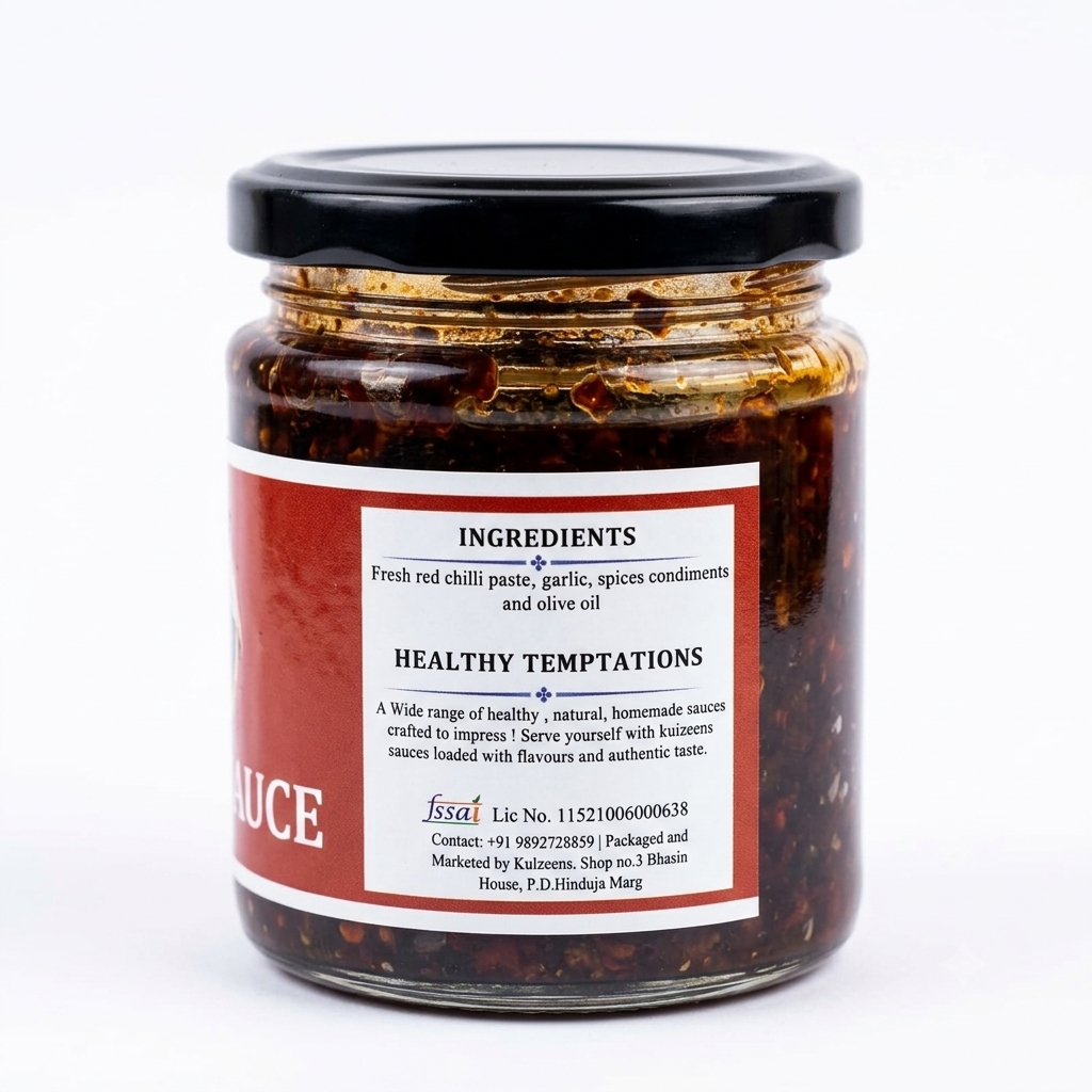 Sauce | Manchurian  Sauce- Gluten Free - Sugar Free, Chemical free, No Added Sugar - Kuizeens - 150gm