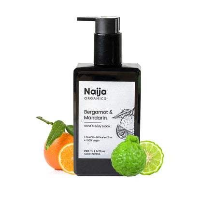 Lotion  | Bergamot &amp; Mandarin Body Lotion - 100% Vegan, Sulphate &amp; Paraben Free – Naija – 200ml