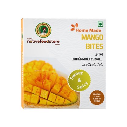 Mango Bites | Homemade - Sweet &amp;amp; Spicy - Natural - Gluten Free - Native Food Store - 100gm