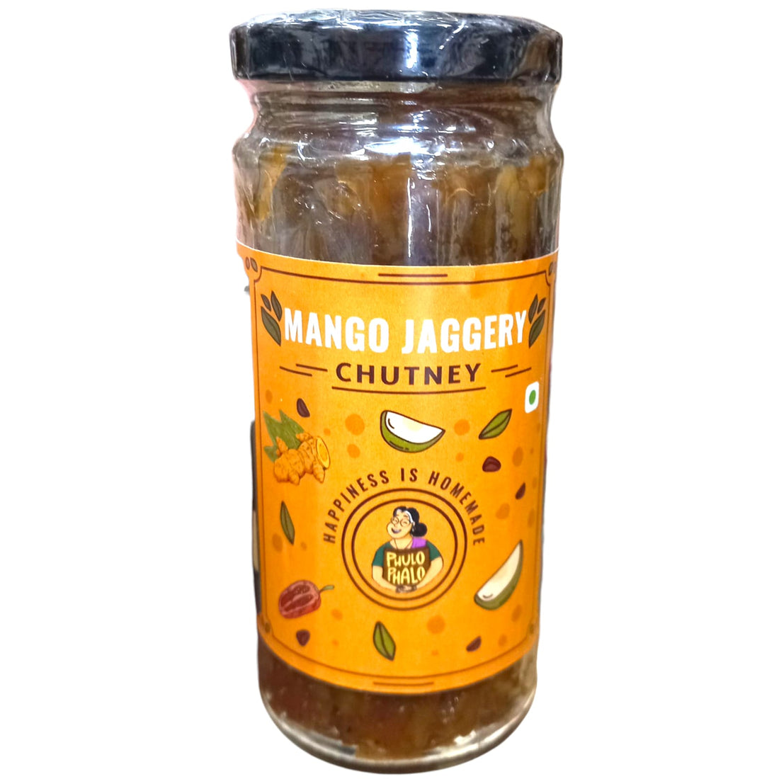 Chutney | Mango Jaggery Chutney - 100% Natural - Ayurvedic Digestive Pickle - No Artificial Preservatives - Phulo Phalo - 200gm