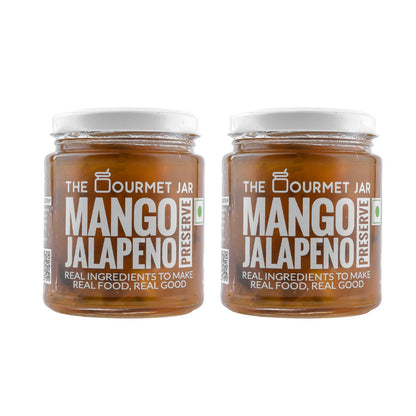 Mango Jalapeno Preserve - Vegan, Gluten Free, No Refined Sugar &amp;amp; Nut Free - The Gourmet Jar - 230gm