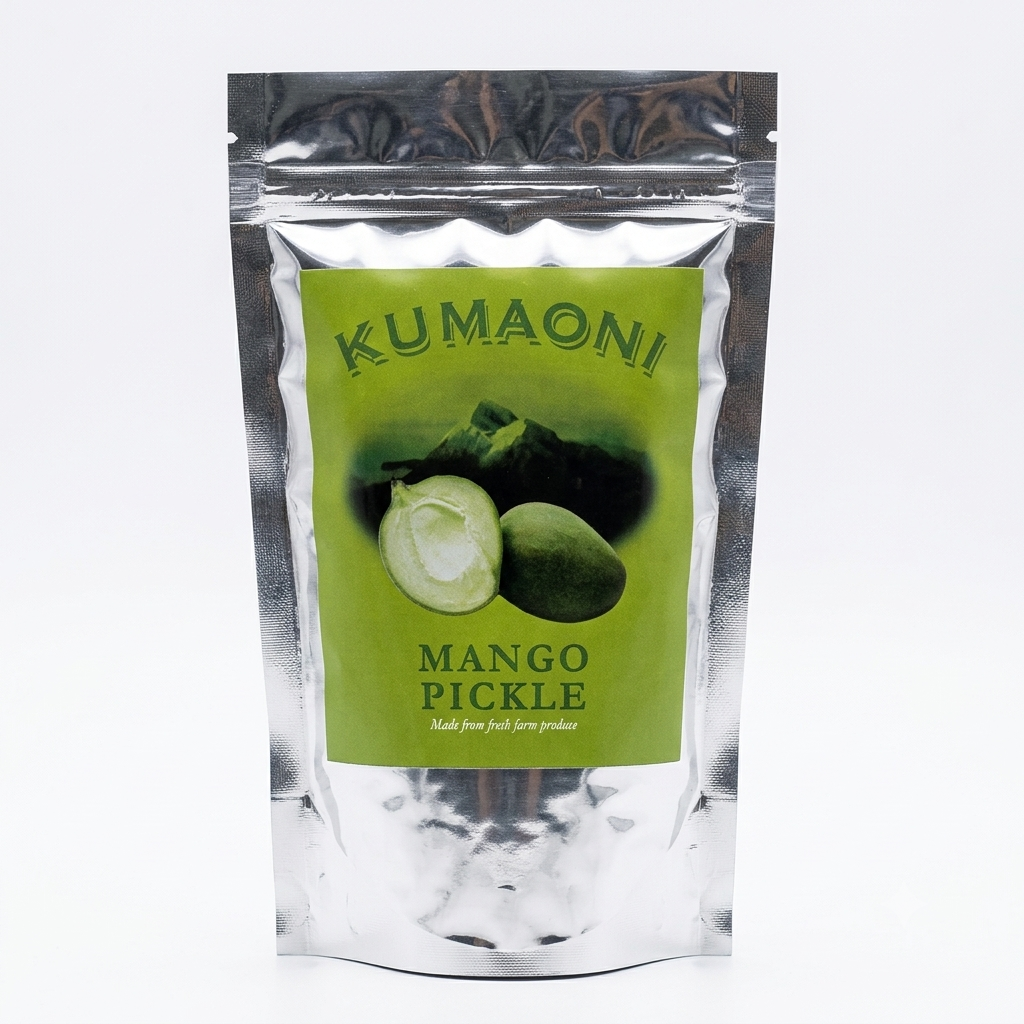 Pickle | Mango Pickle - Made From Fresh Farm Produce -No Trans Fat &amp; Cholesterol - No Artificial Colors - Kumaoni 200gm