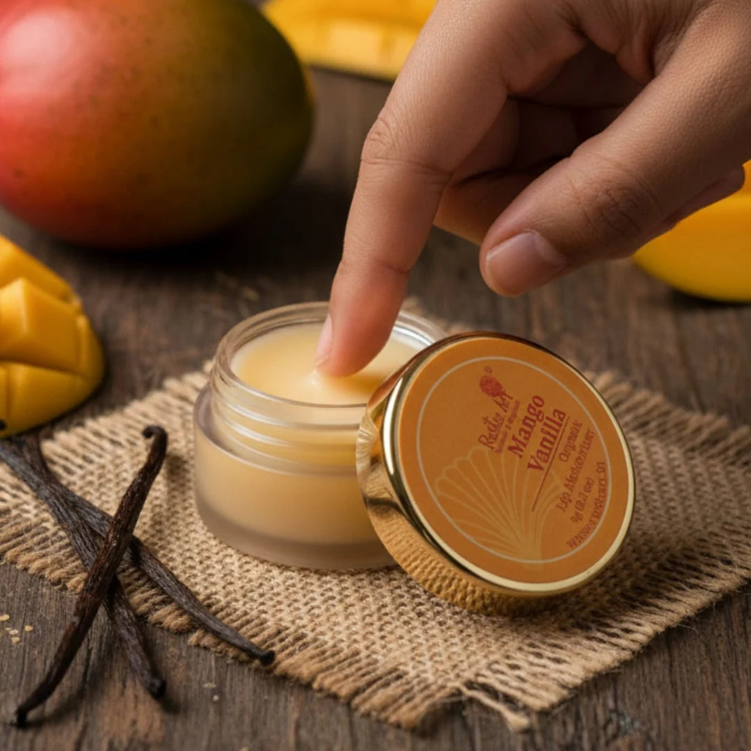 Moisturizer | Mango Vanilla Lip Moisturizer-No preservatives - Rustic Art - 9gm
