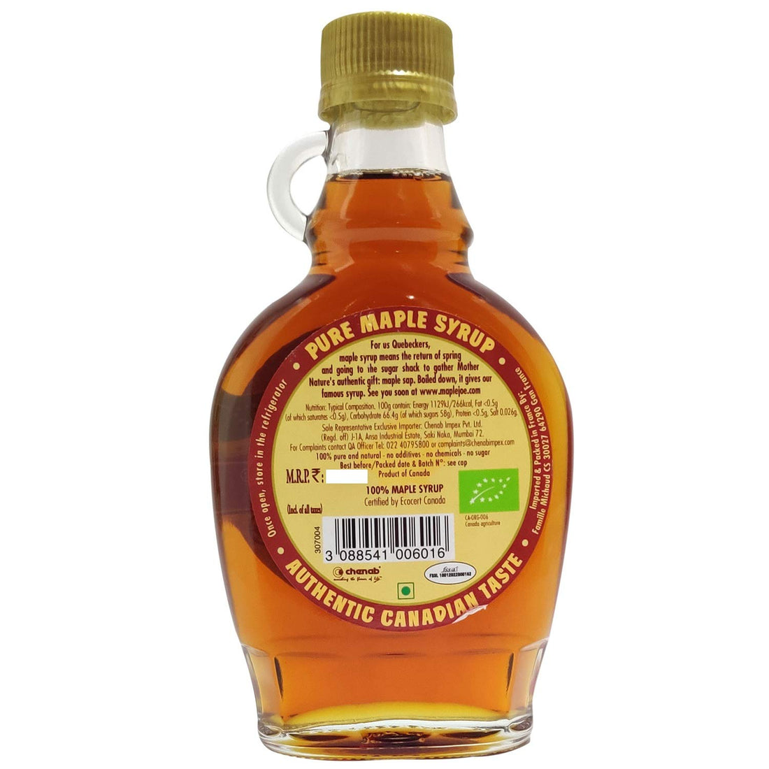 Maple Syrup – Maple Joe – 250ml