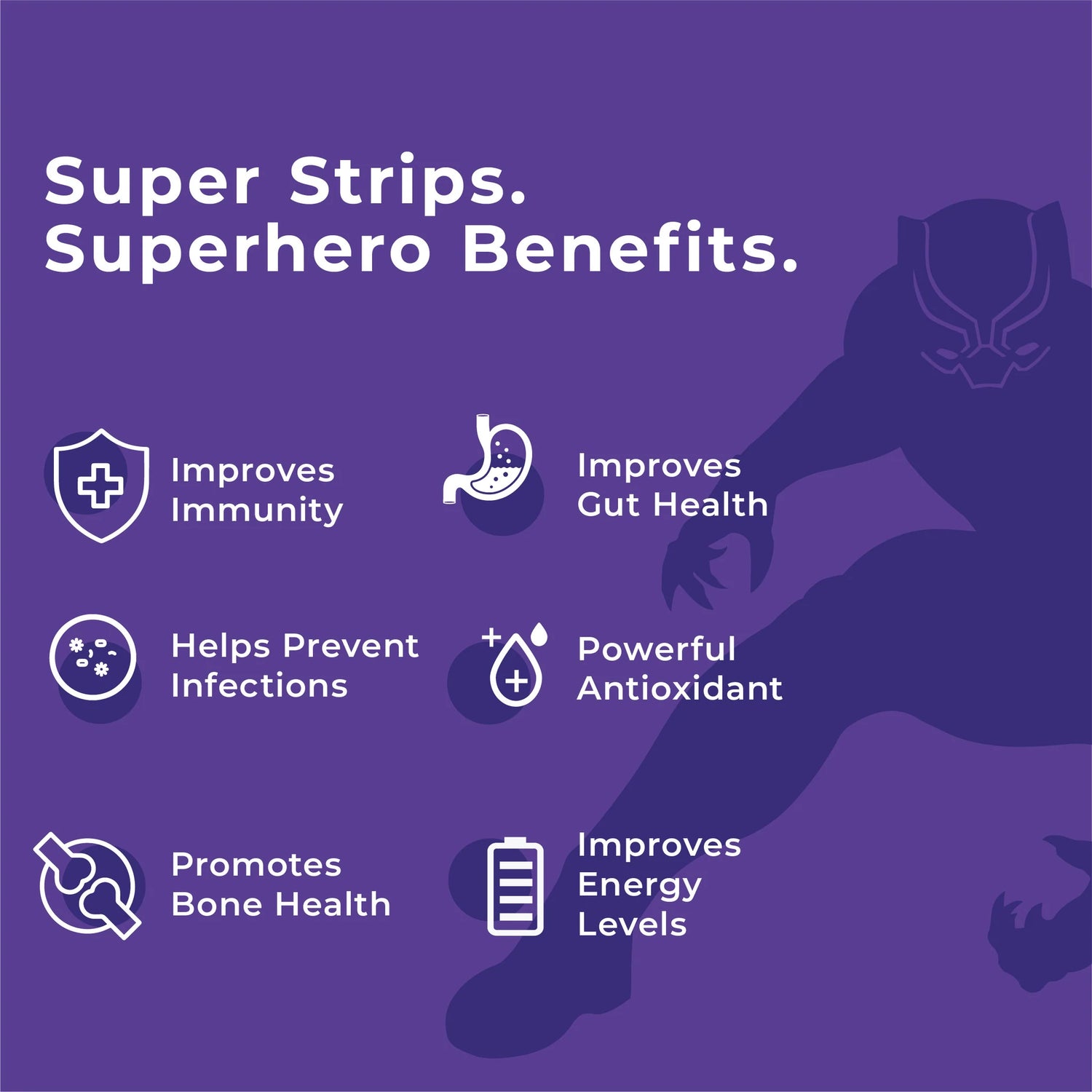 Marvel Advanced Immunity (Valencia Orange) – Melts For Kids – USDA Organic – Vegan &amp;amp; Zero Sugar – Wellbeing Nutrition – 30 Strips
