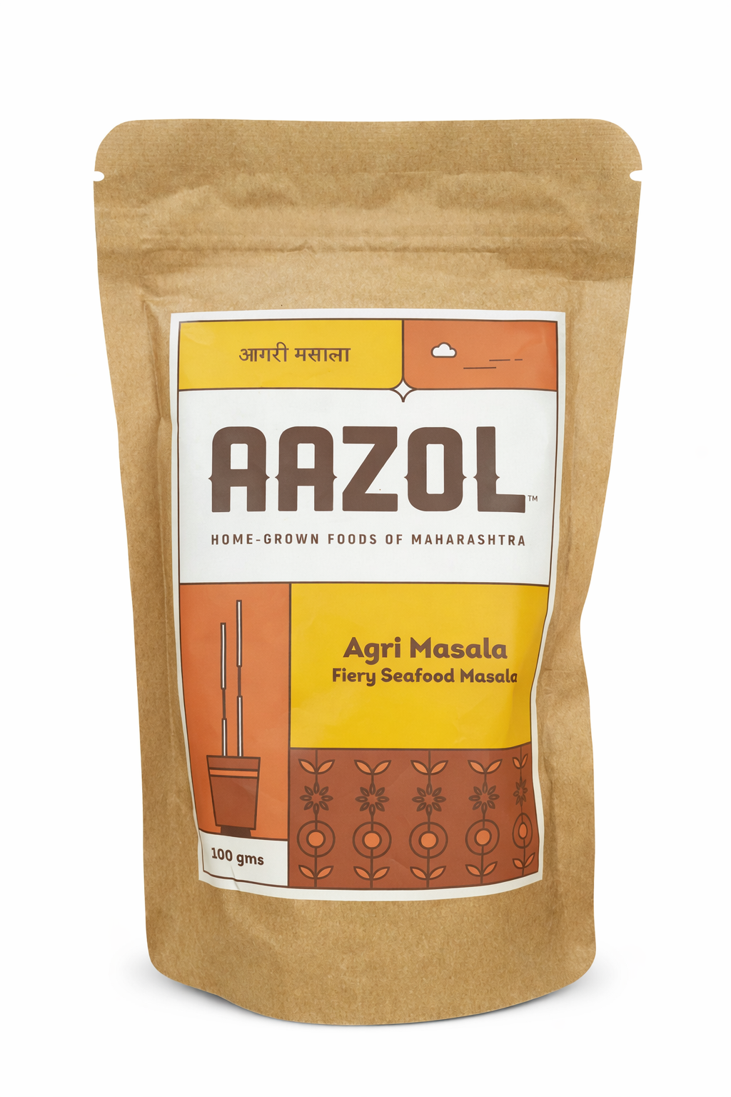 Masala | Agri Masala - Fiery Seafood Masala - No Added Preservatives - Aazol - 100gm
