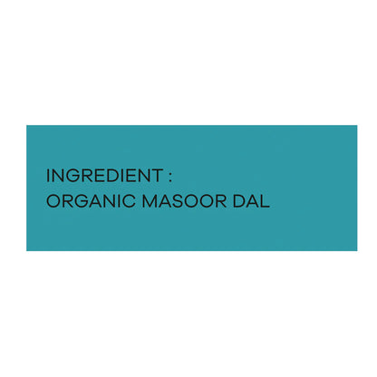 Masoor Dal | Organic Masoor Dal -100% Vegan, Unpolished, Gluten Free - No Pesticides - Jivamrit – 500gm
