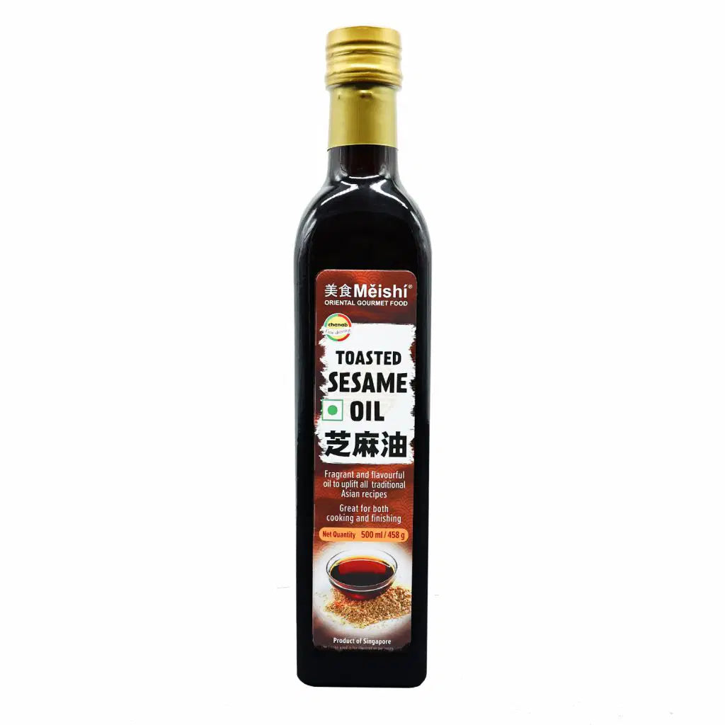Sesame Oil | Toasted - Fragrant &amp; Flavourful Oil To Uplift All Traditional Recipes - Great For Both Cooking &amp; Finishing - Meishi - 250ml