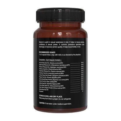 Menizin For Men - Power Of Musli &amp;amp; Kesar – Pure Nutrition – 60 Capsules