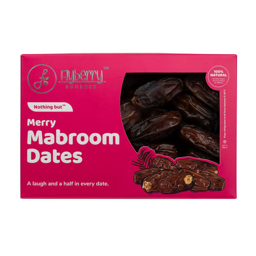 Dates | Merry Mabroom – Natural – No Added Preservatives, Additives &amp;amp; No Added Sugar – Flyberry – 200gm