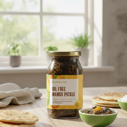 Oil Free Mango Pickle  Nature&