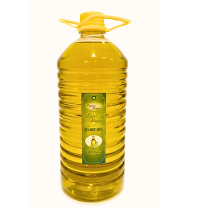 Olive Oil | Extra Virgin Olive Oil - Spanish - Unrefined - Cold Pressed - Organic Origins - 5000ml